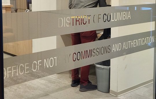 District of Columbia Office of Notary Commissions and Authentications